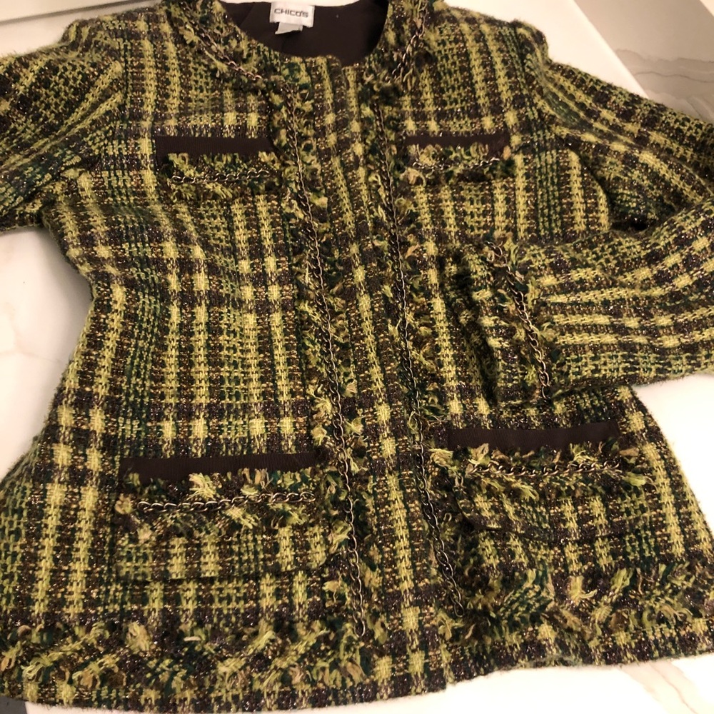Chico’s Chanel look jacket